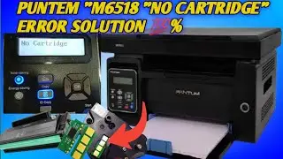 No  Cartridge Problem On Pantum M6518 printer M6502NW Printer 100% Fixed| Replace Toner Chips