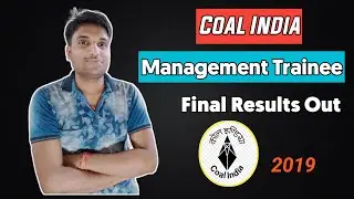 Coal India Management Trainee Final Result Out 2019| TrendingRaw| CIL MT FINAL RESULT Update
