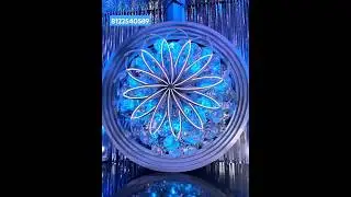 New Wedding Stage Backdrop Decoration 8122540589 Mumbai Pune Hyderabad Gujarat India #Rotate #Light