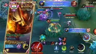 ALDOUS EASY MANIAC ☠️🔥 | 1 HIT 1 KILL | MOBILE LEGENDS BANG BANG 