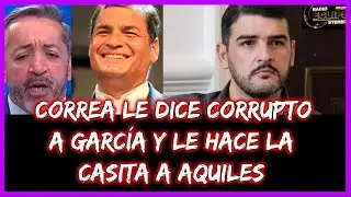 Correa le dice Corrupto a García y le hace la casita a Aquiles