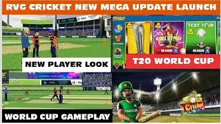 RVG CRICKET T20 WORLD CUP UPDATE LAUNCH,NEW UI & MORE IMPROVEMENT FULL GAMEPLAY REVIEW!!