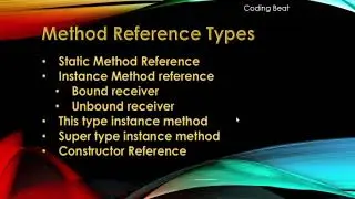 Java 8 New Features Tutorials-10:Method|This|Super|Constructor|reference|Part-3