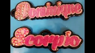 CARDSTOCK KEYCHAINS USING UV RESIN