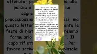 Il capo aggiunge auguri natalizi alla lettera per il debitore