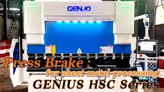 Genius HSC series 6+1 axis CNC Press Brake with CybTouch 15PS-High Precision Sheet Metal Machines