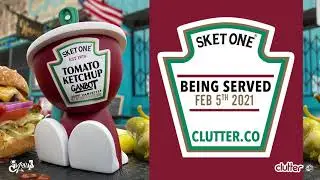 Sket One SKETCHUP CANBOT!! Street art Designer toy!