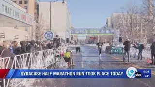 Runners compete in Syracuse Half Marathon