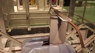 Pantograph action at Kyoto Railway Museum, Japan