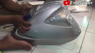 Mio j full stiker silver glossy