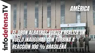 El dron Albatroz Vortex realiza un vuelo inaugural con turbina a reacci&oacute;n 100 % brasile&ntilde;a