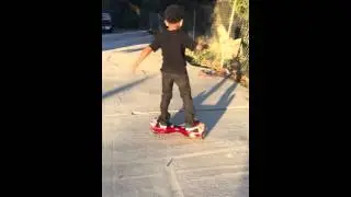 First time riding a hoverboard