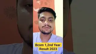 CCSU BCOM 1ST & 2ND Year Result 2023 #ccs #ccsu #result #results #2023 #private#regular#bcom#shorts