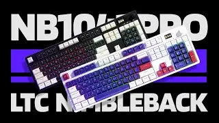 LTC Nimbleback NB1041 Pro Tri-mode Mechanical Keyboard with Customizable Screen & Knob!