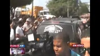 Traslado del cuerpo de adolescente  Emely Peguero a Cenoví