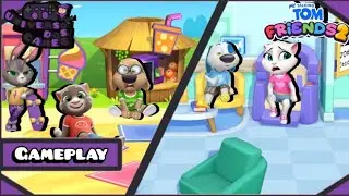 Muita diversão no bairro Dos amigos (my talking tom friends 2)Universo dos Games 🎮 