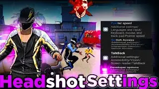 Switch Access & TalkBack Settings Free Fire || 0% Recoil 95% Headshots || Brazil Settings 2026 ⚙️