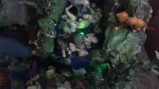 Falls from waste foam