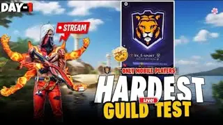 FREE FIRE LIVE 6 VS 6 GUILD TEST AND GUILD VS GUILD #freefireguildtest #live #freefiremax #vk18live