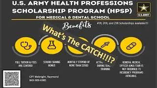 ARMY HPSP Medical School Scholarship in 7 Minutes