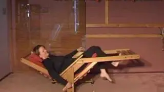 Solid Oak Zero Gravity Chair from Horndove