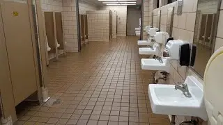 Huge Rest Area Restroom