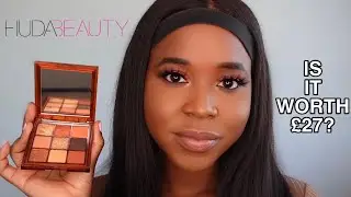 NEW HUDA BEAUTY CARAMEL BROWN OBSESSIONS PALETTE REVIEW AND SWATCHES ON DARK SKIN
