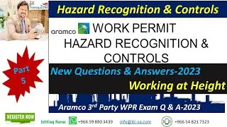 Saudi Aramco Work Permit Receiver WPR Training (Working at Height Questions & Answers 2023 (Part 5)