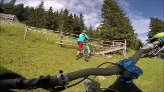 mit dem fahrrad auf der rax