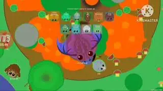 Mope.io - Solo Azure Bringer vs 7 bigfoot teamers