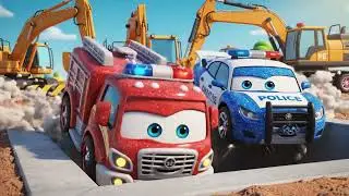 Construction Site Safety & STEM Lessons for Kids 🚔 Robocar Poli Rescue Mission |Engineering for Kids