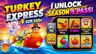 Я открываю пропуск на сезон 4 | Turkey Express Boat &mdash; питомец Lava Scorpion и гонки на каяках Rob...