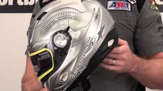Видеообзор шлема Scorpion EXO-1000 RPM Silver от SportbikeTrackGear.com