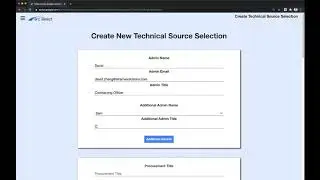 Create Technical Source Selection with Arc Select