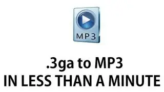 converting sound files .3ga to mp3 (IN LESS THAN ONE MINUTE)