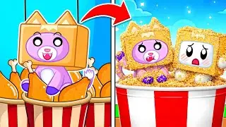WE GOT DEEP FRIED! (Foxy & Boxy TURN INTO FOOD In ROBLOX!)