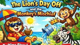 The Lion&rsquo;s Day Off and the Monkey&rsquo;s Mischief&rdquo; 🦁🐒
