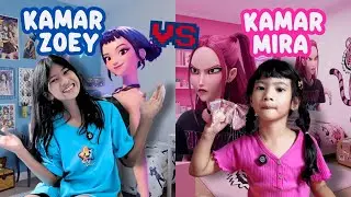 DISTA DEKOR KAMAR MIRA PINK VS ZOEY SERBA BIRU KPOP DEMON HUNTER#viralvideo