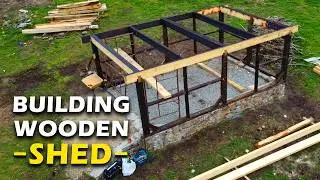 50 DAYS in 1 HOUR | Man Builds Incredible Off Grid Shed | Start to Finish
