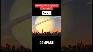 Если бы другие планеты заменили Луну🌗