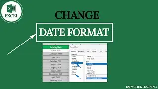 How to Change Excel Date Formats in Seconds!
