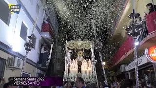 Lluvia de plegarias para la Soledad Coronada. Semana Santa 2022.