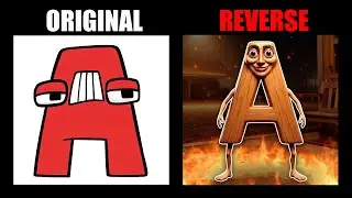 Reverse Alphabet Lore But It's Tung Tung Tung Sahur (A-Z) - Alphabet Lore Meme Animation - TDRainbow