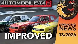 Sim Racing News 03/2026: Automobilista 2 gets better oval racing