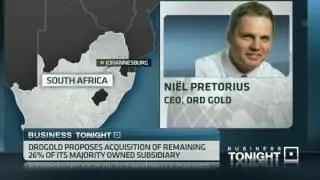DRDGold proposes acquisition of remaining 26% of Ergo
