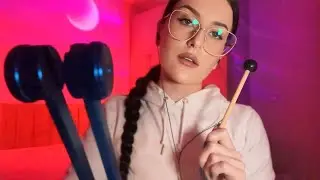 GREEK ASMR | Θεραπεία ανακούφισης πόνου με tuning fork 👩🏻‍⚕️
