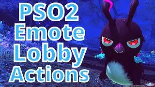 PSO2 553: Twin Daggers Pose Emote Lobby Action