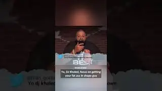 When DJ KHALED got absolutely destroyed by a mean Tweet 😭🐦