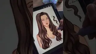 how to draw hair✏️ #arttutorial