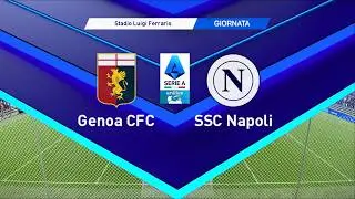 Genoa vs Napoli | Stadio Luigi Ferraris | 2025-26 Serie A | PES 2021